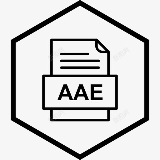 aae文件文件文件类型格式图标svg_新图网 https://ixintu.com 41种文件格式 aae文件文件 文件类型 格式