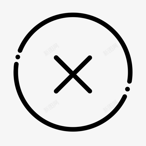 错误取消游戏图标svg_新图网 https://ixintu.com uiux集合集 取消 游戏 错误