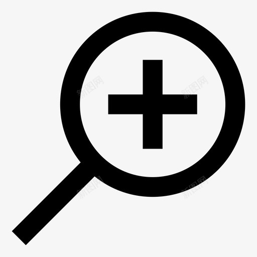 放大镜缩放ui包图标svg_新图网 https://ixintu.com ui 放大镜 缩放
