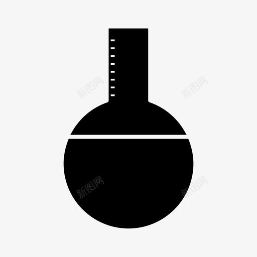 瓶子化学实验物理图标svg_新图网 https://ixintu.com 实验 教育字形 物理 瓶子化学 科学 试管