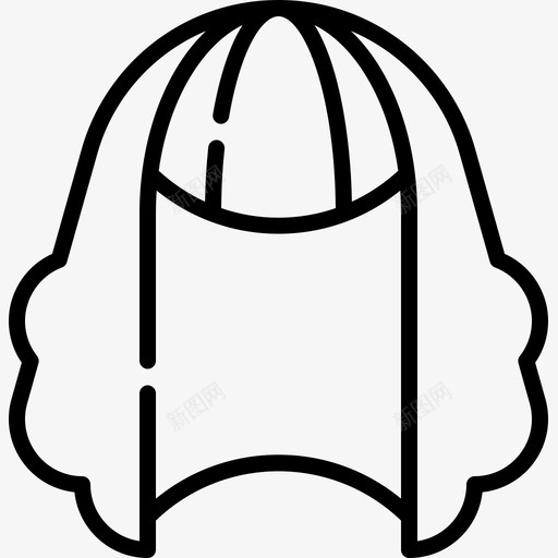 WIGWIGS线性图标svg_新图网 https://ixintu.com WIG WIGS 线性