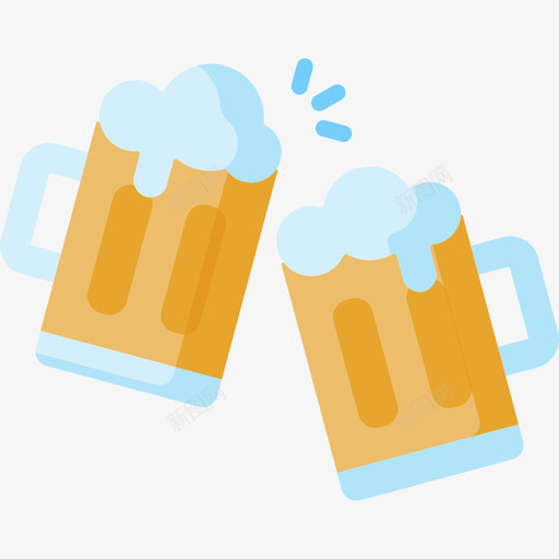 啤酒夏日派对33平淡图标svg_新图网 https://ixintu.com 啤酒 夏日 平淡 派对