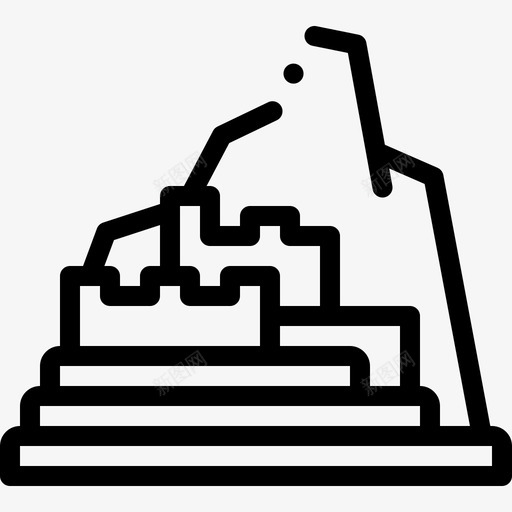 马丘比丘笔1线性图标svg_新图网 https://ixintu.com 线性 马丘比