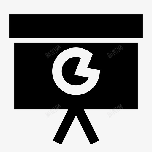 演示板卡商务图标svg_新图网 https://ixintu.com 办公室 商务 工作 幻灯片 扎实 板卡 池井 演示