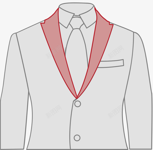 6.5CM戗驳头-38svg_新图网 https://ixintu.com 6.5CM戗驳头-38