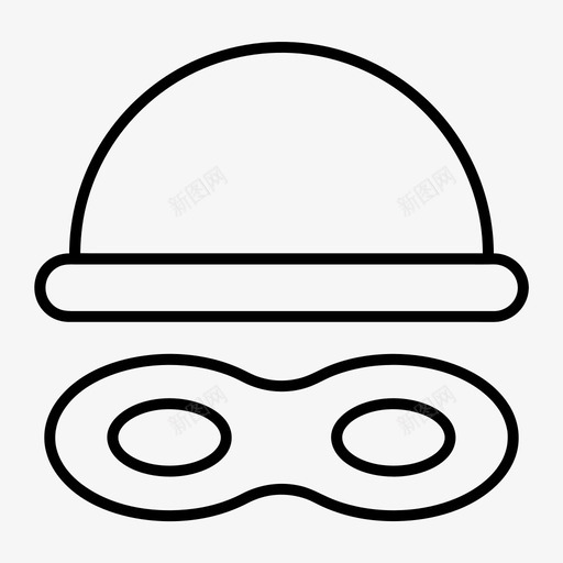 小偷罪犯黑客图标svg_新图网 https://ixintu.com 保安 偷窃 小偷 强盗 罪犯 黑客