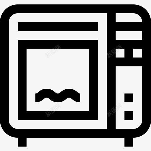 烤箱家用自动化16线性图标svg_新图网 https://ixintu.com 家用自动化16 烤箱 线性