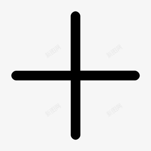 添加 加号 无边框svg_新图网 https://ixintu.com 添加 加号 无边框
