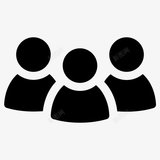 人员朋友组图标svg_新图网 https://ixintu.com 人员 团队 朋友 用户
