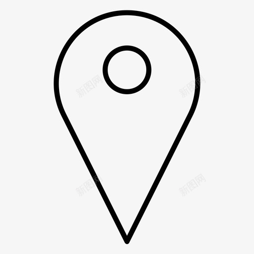 位置地图定位导航图标svg_新图网 https://ixintu.com 位置 地图 定位 导航 指针 标记 电子商务