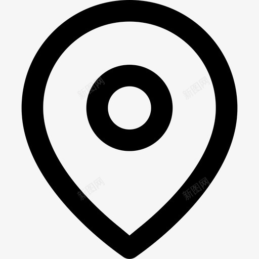 服务门店-当前地址svg_新图网 https://ixintu.com 服务门店-当前地址