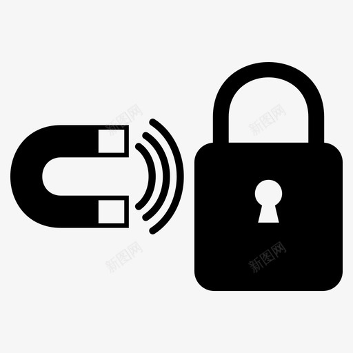 锁保证安全锁定图标svg_新图网 https://ixintu.com 保证安全 磁性锁 锁 锁定