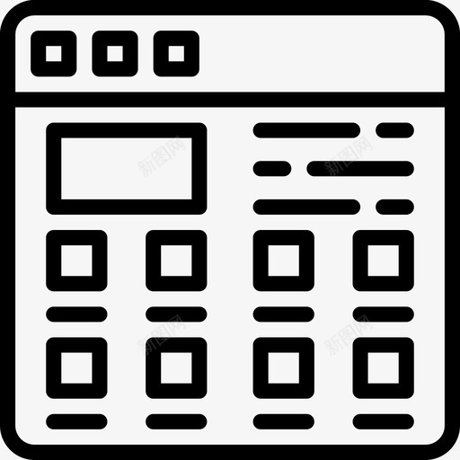 平铺用户界面第3卷第5卷线性图标svg_新图网 https://ixintu.com 3卷第 5卷 平铺 用户界面 线性