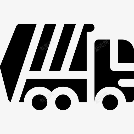 垃圾运输车153图标svg_新图网 https://ixintu.com 垃圾运输车153