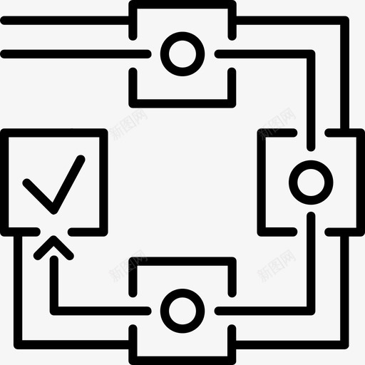 算法决策程序图标svg_新图网 https://ixintu.com 决策 序列 科学 程序 算法 计算机