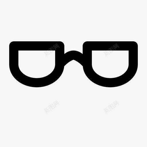 太阳镜黑色眼睛图标svg_新图网 https://ixintu.com 太阳镜 沙滩 眼睛 阳光 黑色