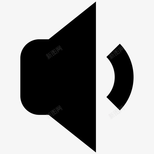 音量多媒体音乐图标svg_新图网 https://ixintu.com 图标 填充 声音 多媒体 扬声器 音乐 音量