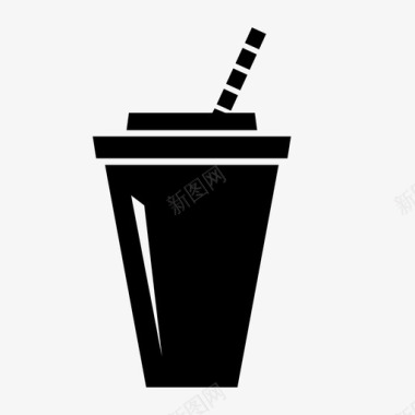 草杯饮料咖啡杯图标图标