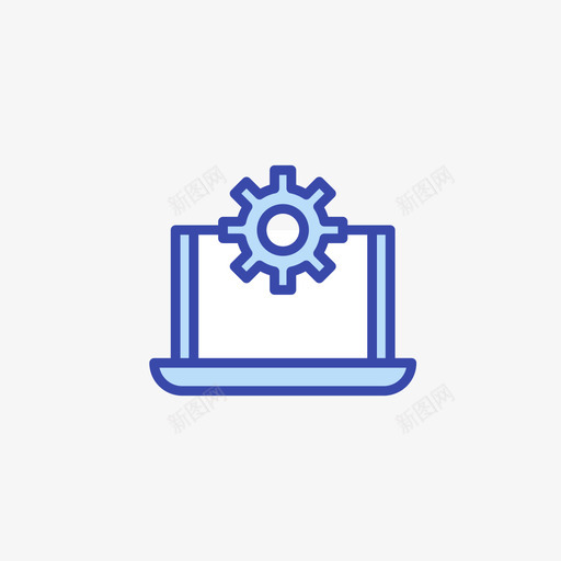 编程机器人6线性颜色图标svg_新图网 https://ixintu.com 机器人 线性 编程 颜色
