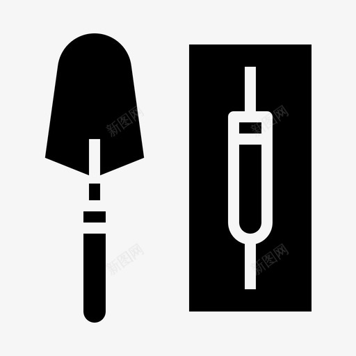 抹子施工113填充图标svg_新图网 https://ixintu.com 填充 抹子 施工