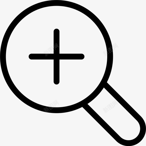 放大office174线性图标svg_新图网 https://ixintu.com office 放大 线性
