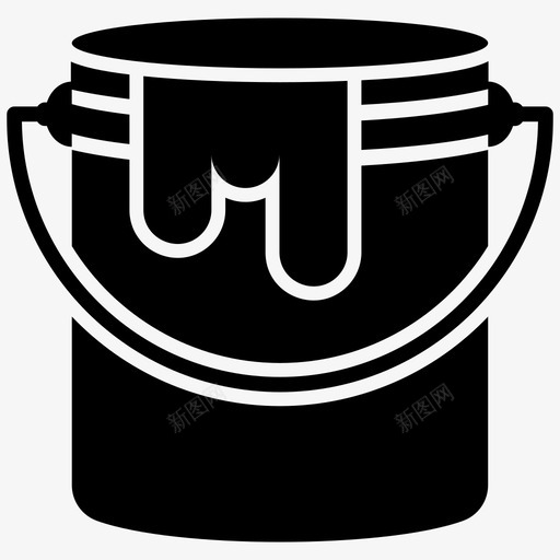 油漆桶液体油漆油漆图标svg_新图网 https://ixintu.com 图标 墙壁 字形 容器 油漆 液体 漆桶 艺术设计