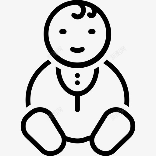 婴儿后代幼儿图标svg_新图网 https://ixintu.com 后代 婴儿 幼儿