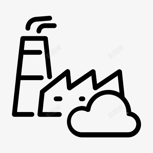 数字工厂云物联网图标svg_新图网 https://ixintu.com 存储 工业 工厂 数字 联网