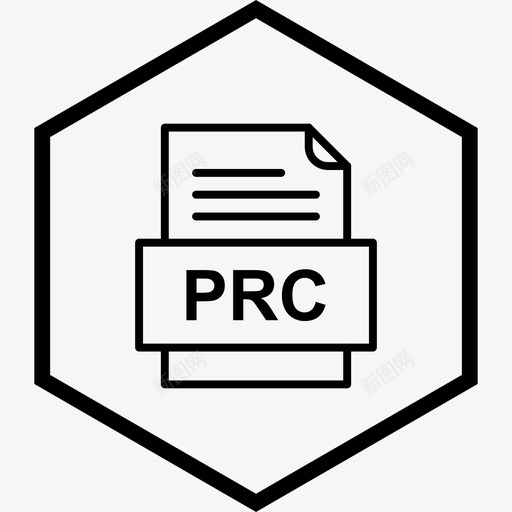 prc文件文件文件类型格式图标svg_新图网 https://ixintu.com 41个文件格式 prc文件文件 文件类型 格式