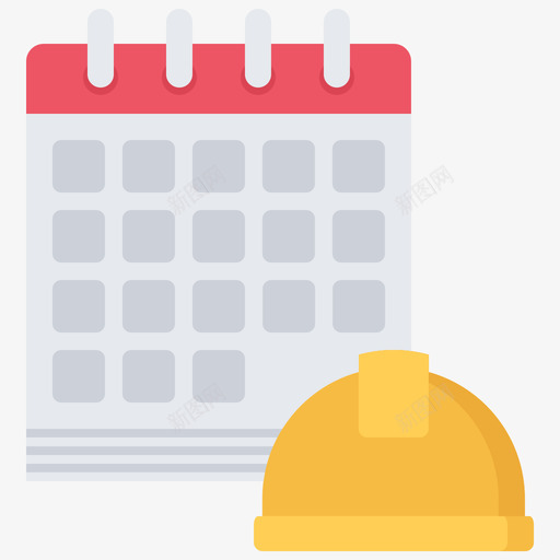 日历生成器1平面图标svg_新图网 https://ixintu.com 平面 日历 生成器1