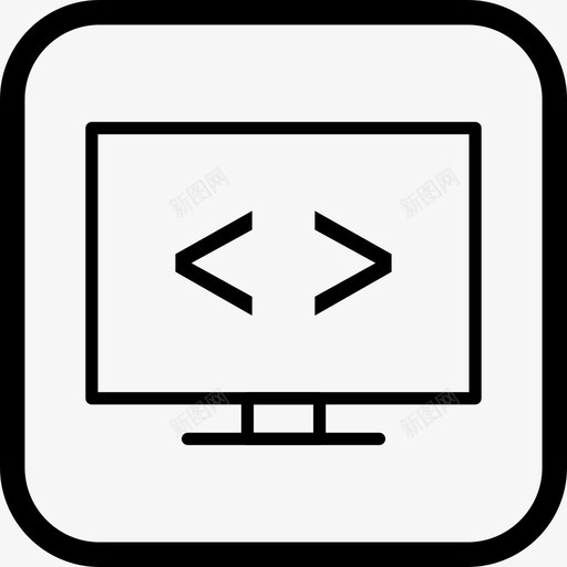代码优化编码编程图标svg_新图网 https://ixintu.com 代码优化 搜索引擎优化 编码 编程
