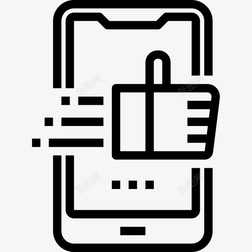 比如商业概念9直线型图标svg_新图网 https://ixintu.com 商业概念9 比如 直线型