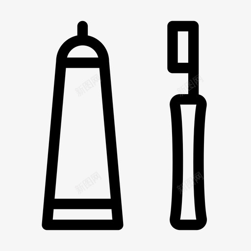牙刷设备诊所牙科图标svg_新图网 https://ixintu.com 健康 牙刷 牙科 牙线 牙膏 设备 诊所