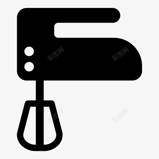 搅拌机打蛋器手动搅拌机图标svg_新图网 https://ixintu.com 厨房电器 家用电器 手动 打蛋 打蛋机 搅拌机