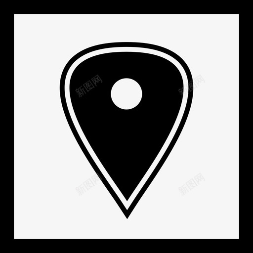 占位符位置pin图标svg_新图网 https://ixintu.com pin 位置 占位符 多媒体