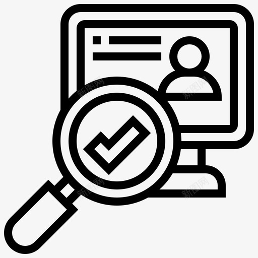 网上招聘商务招聘6直线招聘图标svg_新图网 https://ixintu.com 商务 招聘 直线 网上招聘