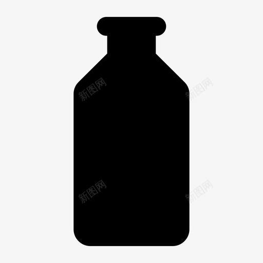 牛奶奶瓶壶图标svg_新图网 https://ixintu.com 乳糖 奶瓶 牛奶 送奶