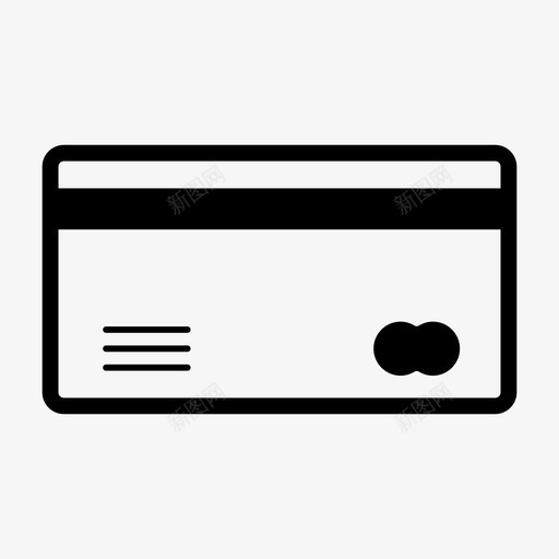信用卡银行商业图标svg_新图网 https://ixintu.com 信用卡 商业 经济 银行