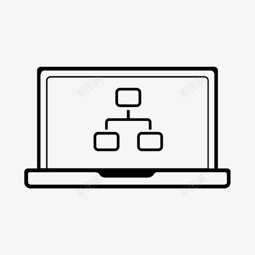 信息架构图表层次结构图标svg_新图网 https://ixintu.com 体验 信息 图表 层次 架构 用户 结构