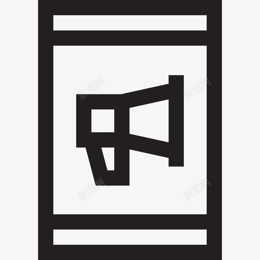 扬声器媒体技术20线性图标svg_新图网 https://ixintu.com 媒体 扬声器 技术 线性