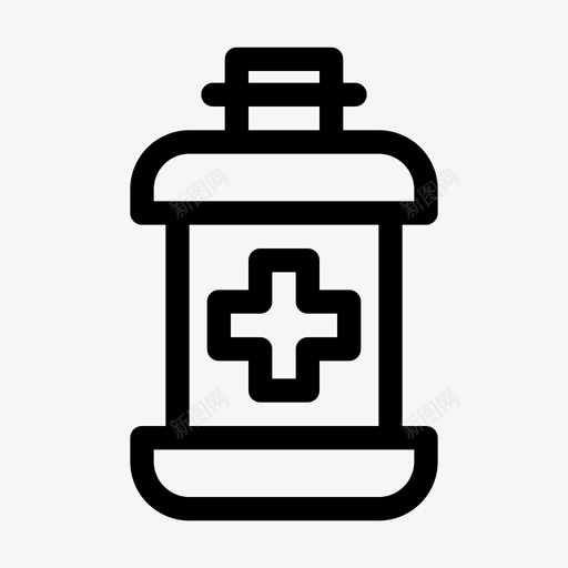 口臭清洁剂护理液体图标svg_新图网 https://ixintu.com 口水 口腔 口臭 护理 液体 清洁剂 漱口 牙科