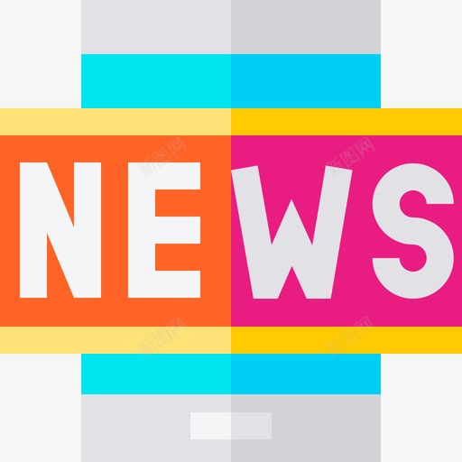 新闻媒体技术21平面图标svg_新图网 https://ixintu.com 媒体 平面 技术 新闻