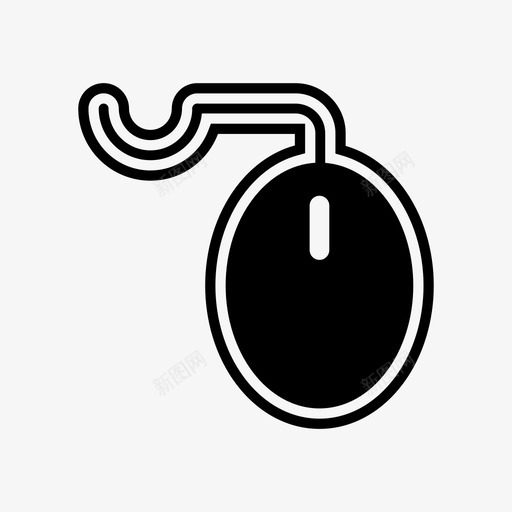 鼠标设备小工具图标svg_新图网 https://ixintu.com 优化 小工 工具 搜索引擎 设备 输入 鼠标