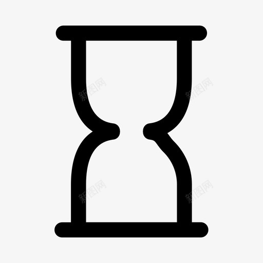 沙漏持续时间时间图标svg_新图网 https://ixintu.com 图标 持续时间 时间 沙漏 用户界面 等待 粗体 计时器