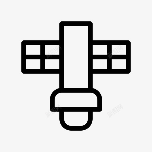 卫星地理23线性图标svg_新图网 https://ixintu.com 卫星 地理 线性
