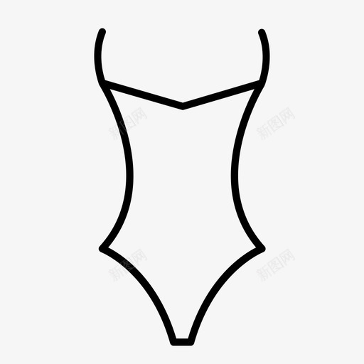 游泳运动员泳衣夏季图标svg_新图网 https://ixintu.com 夏季 度假 收藏 泳衣 游泳 运动员