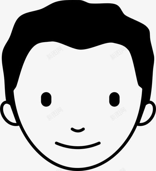 男女偶像角色图标svg_新图网 https://ixintu.com 偶像 角色