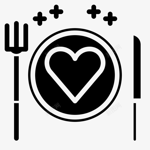 晚餐情侣爱情图标svg_新图网 https://ixintu.com 女人 情侣 晚餐 浪漫 爱情 男人
