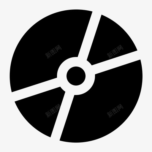 光碟音乐播放机图标svg_新图网 https://ixintu.com 光碟 播放机 音乐