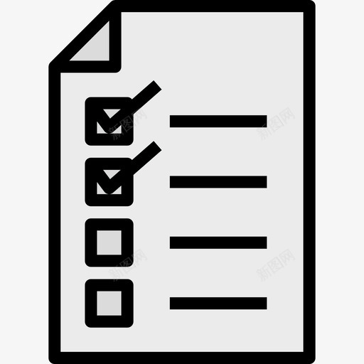 检查列表文件和文件夹20线颜色图标svg_新图网 https://ixintu.com 列表 文件 文件夹 检查 颜色